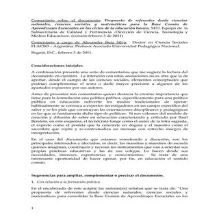 Comentario a cargo de alexander rui...