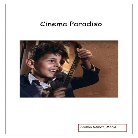 Comentario crítico cinema paradiso