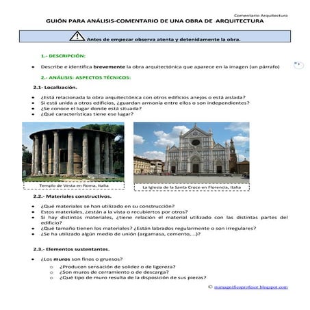 Comentario de Arquitectura