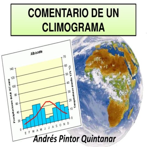 Comentario de climograma
