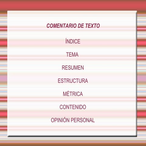 Comentario de texto (En tanto que de roza y azucena)