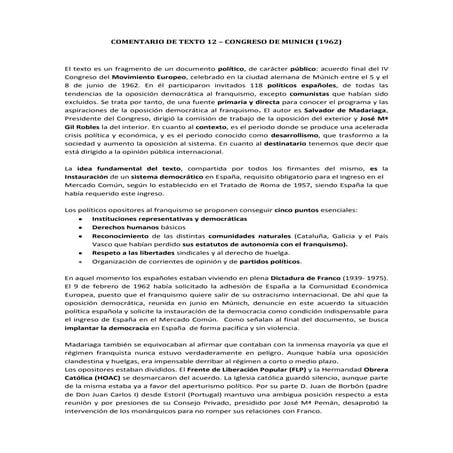 Congreso de Munich -1962 