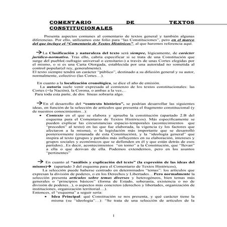 Comentario de textos constitucionales paeg-bueno