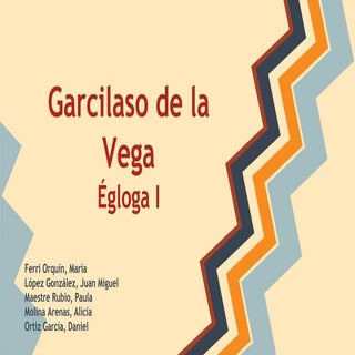 Comentario Garcilaso de la Vega, Ég...