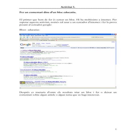 Comentaris a un bloc