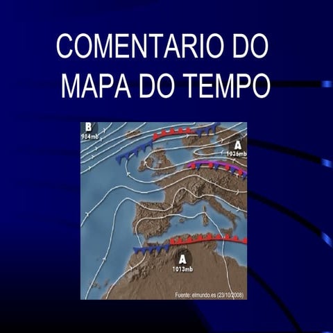 Comentar mapa do tempo en Galicia