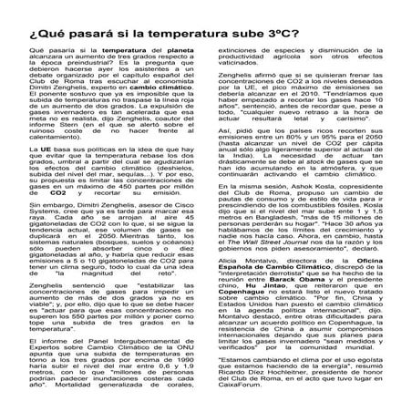 Comentext1 qué pasará si la temperatura sube 3ºc