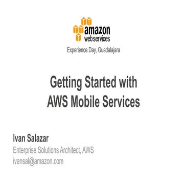 Comenzando con AWS Mobile Services