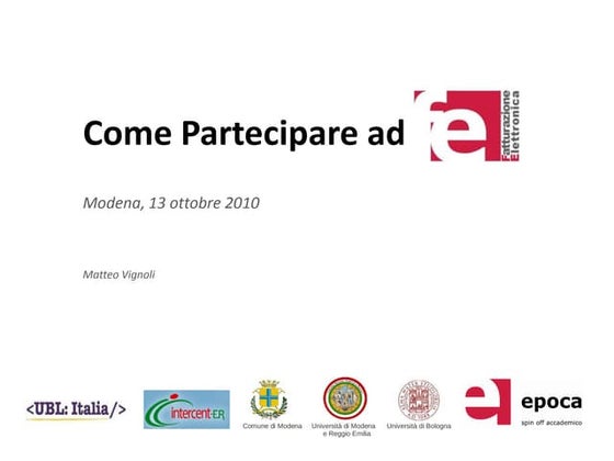 Come partecipare ad FE