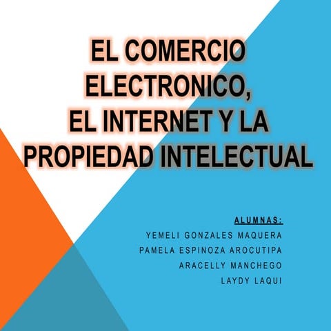 Comer. elect. inter. y pro. inte.