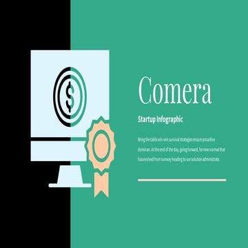Comera : Pitch Deck Infographic - Dark
