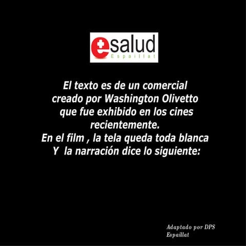 Comercial De E  Salud Espaillat. Ppt
