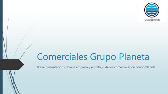 Comerciales grupo planeta