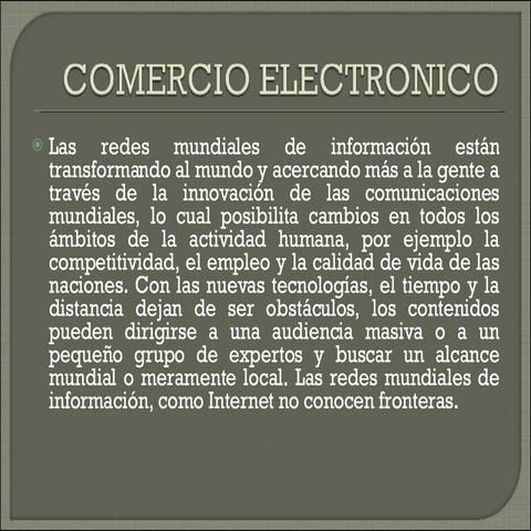 Comercio Electronico