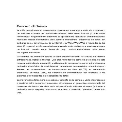 Comercio electrónico