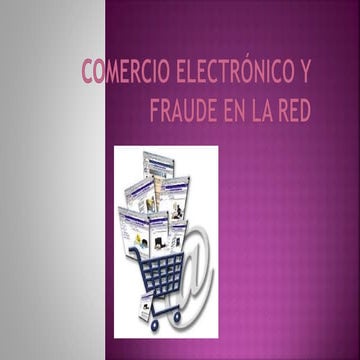 Comercio electrónico y fraude en la red