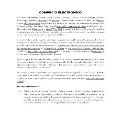 Ensayo e commerce | DOCX