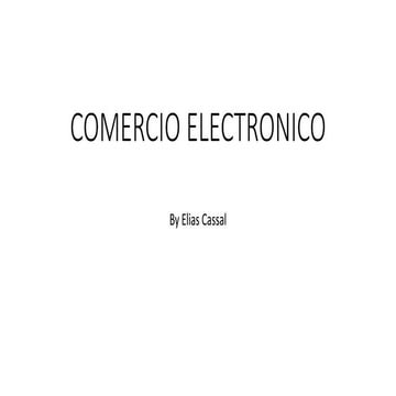 Comercio electronico