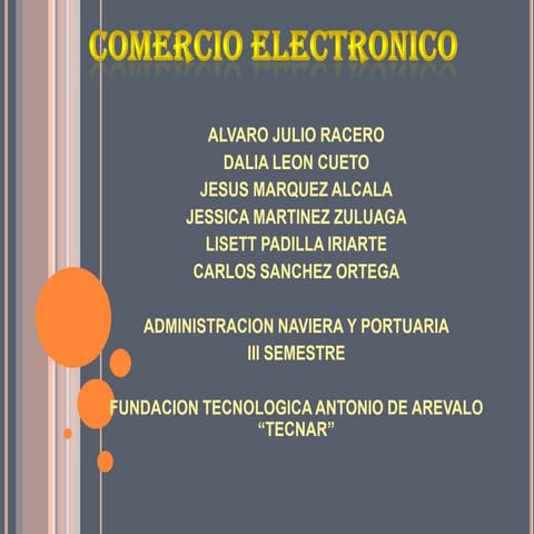 Comercio electronico  diapositivas