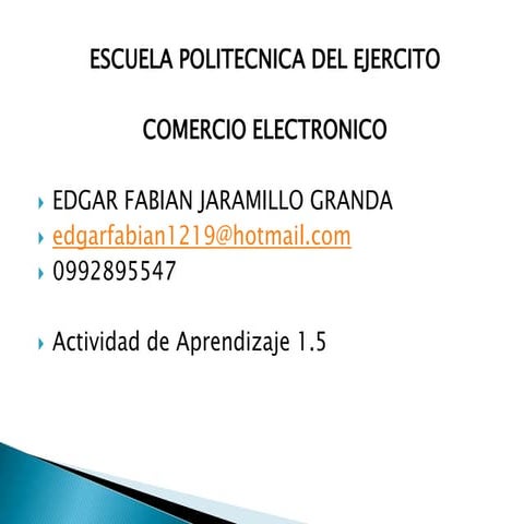 Comercio electronico actividad 1.5
