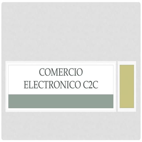 Comercio electronico c2 c