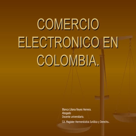 Comercio electronico en colombia