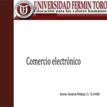Comercio electronico giovanna