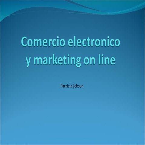 Comercio electronico y marketing on line cordoba mayo 2010