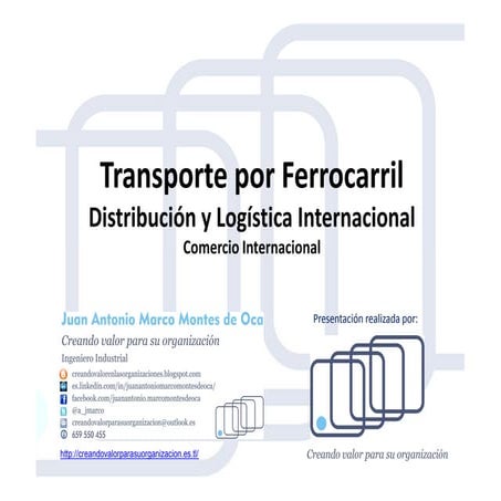Comercio internacional.transporte por ferrocarril