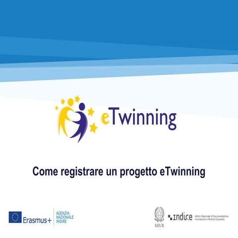 Come registrare un progetto eTwinning 2015