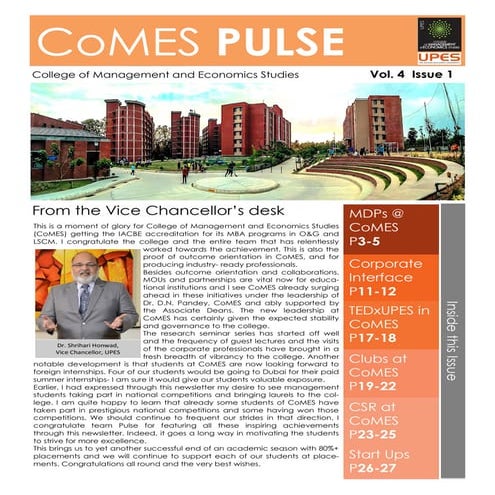 Pulse, College of Management and Economic Studies