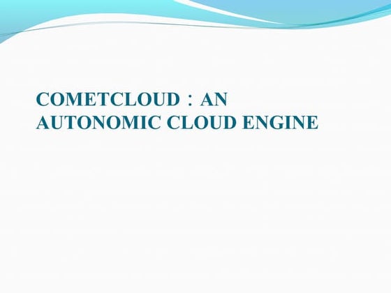 CLOUD COMPUTING SERVICES - Cloud Reference Modal | PPT