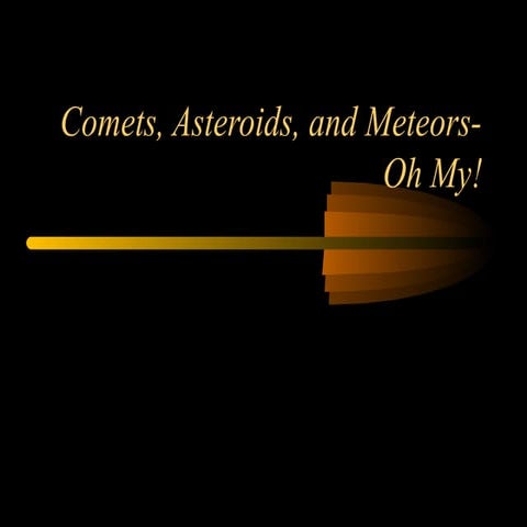 Comets asteroids meteors wilson 2013 with foldable