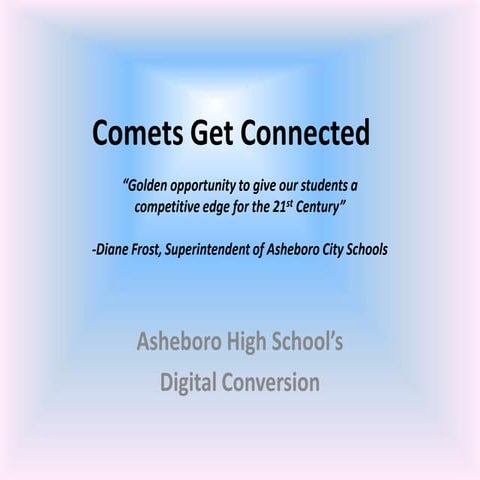 Comets get connected