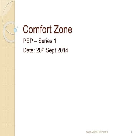 Comfort zone 
