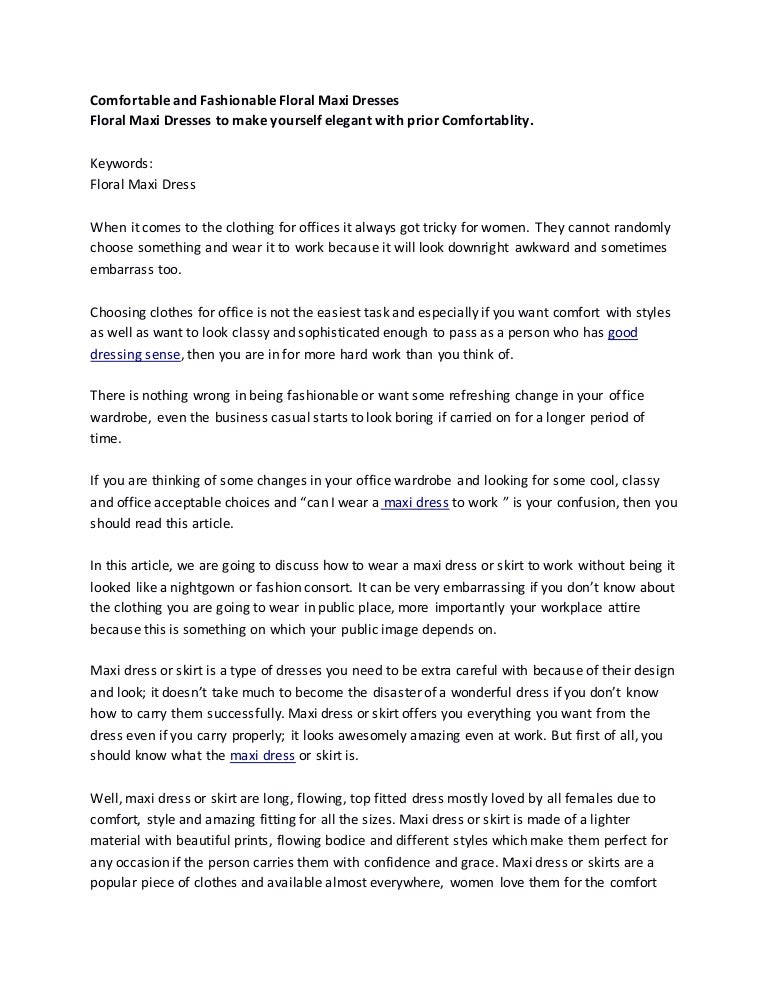 sophisticated maxi dresses