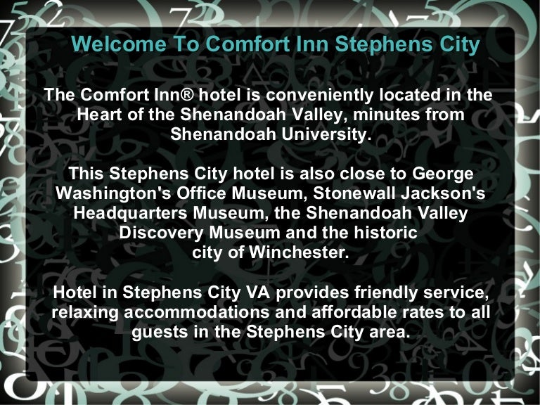 Hotel In Stephens City Va