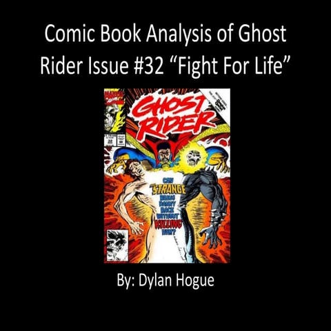 Dylan Hogue Comic Book Analysis