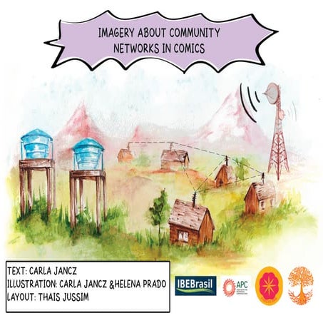 Community networks in comics