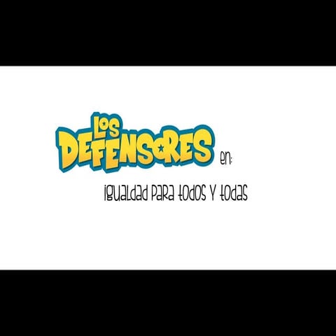 Igualdad para todos y todas