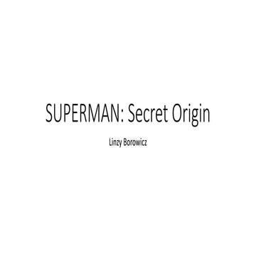 Superman: Secret Origin