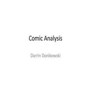Comic Analysis Donikowski