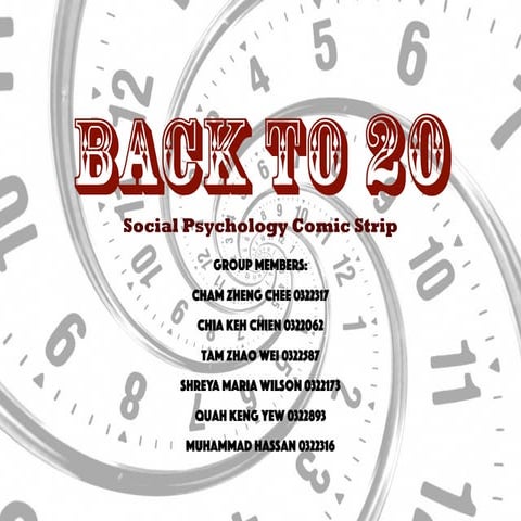 Social Psychology Comic Slides