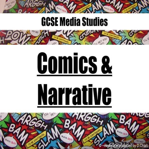 Comics narrative coursework