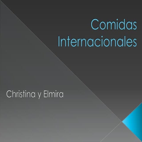 Comidas internacionales