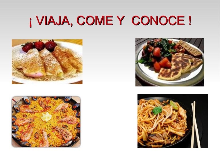Comidas sobre otros paises