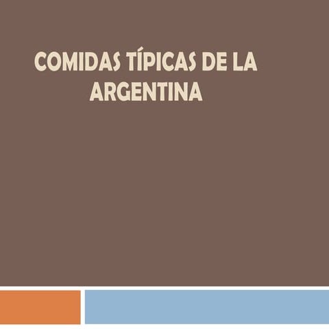 Comidas Típicas del norte argentino