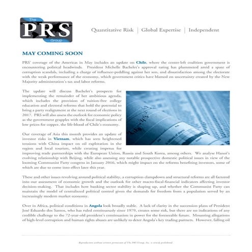 About The PRS Group | PDF