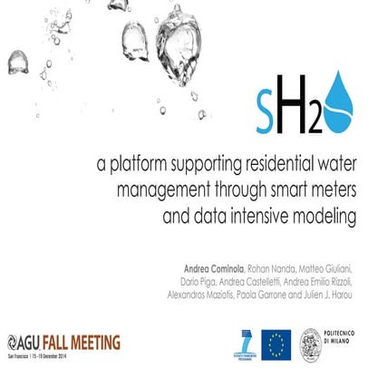 The SmartH2O project: a platform supporting residential water management thro...