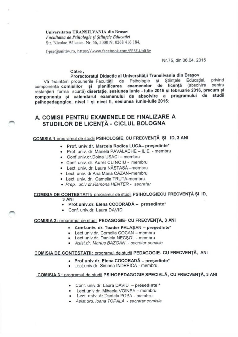 Comisii Licenta Disertatie Dppd